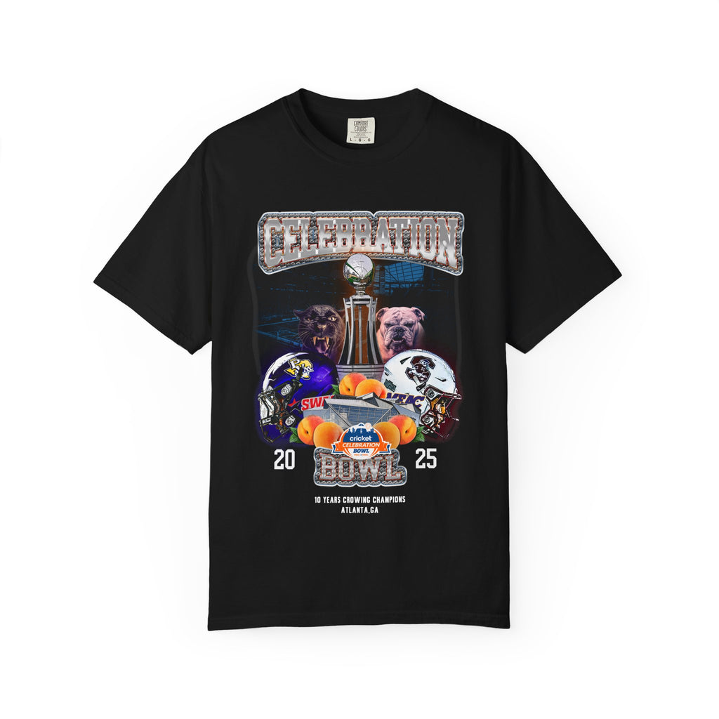 Black College National Championship Football Graphic T-Shirt