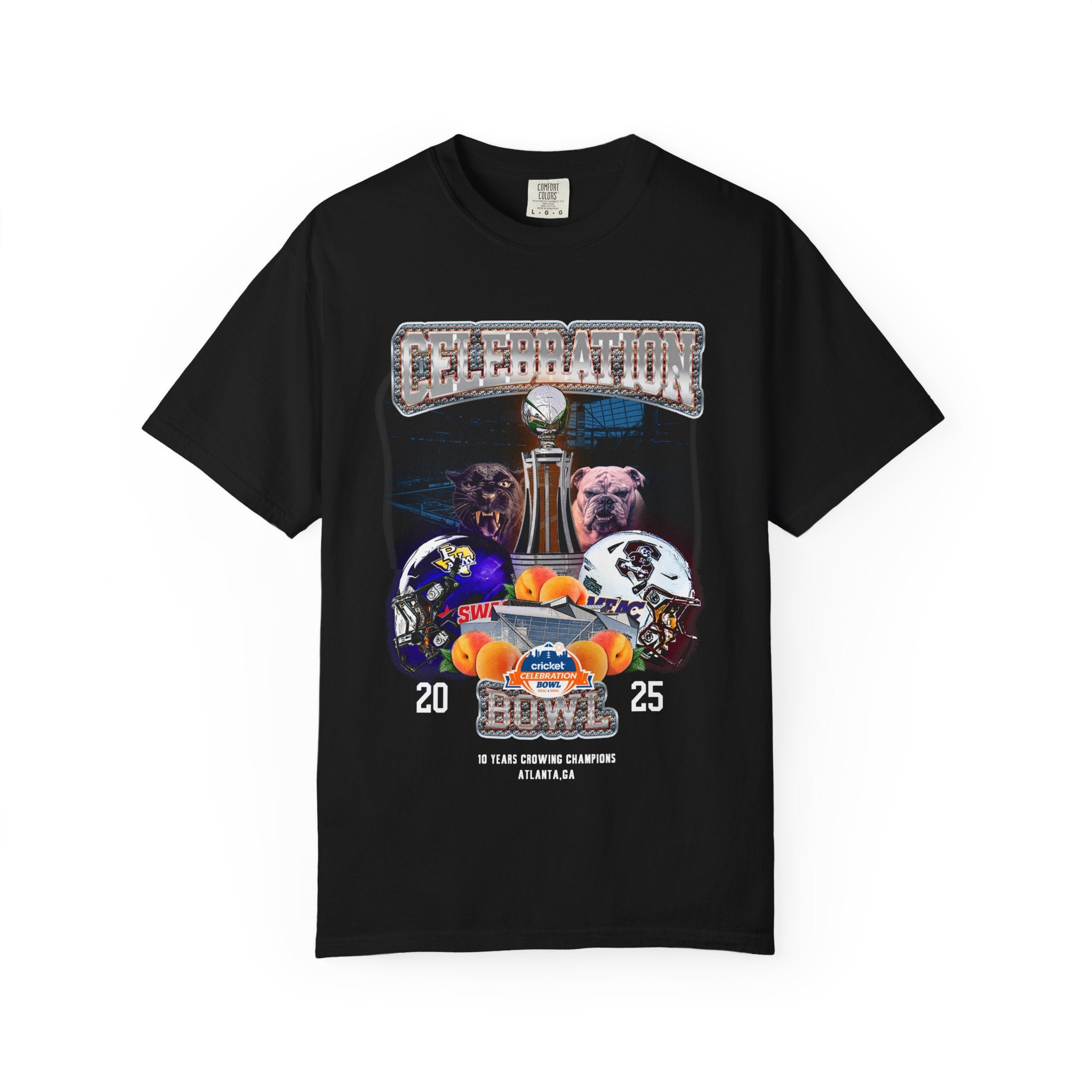 Black College National Championship Football Graphic T-Shirt